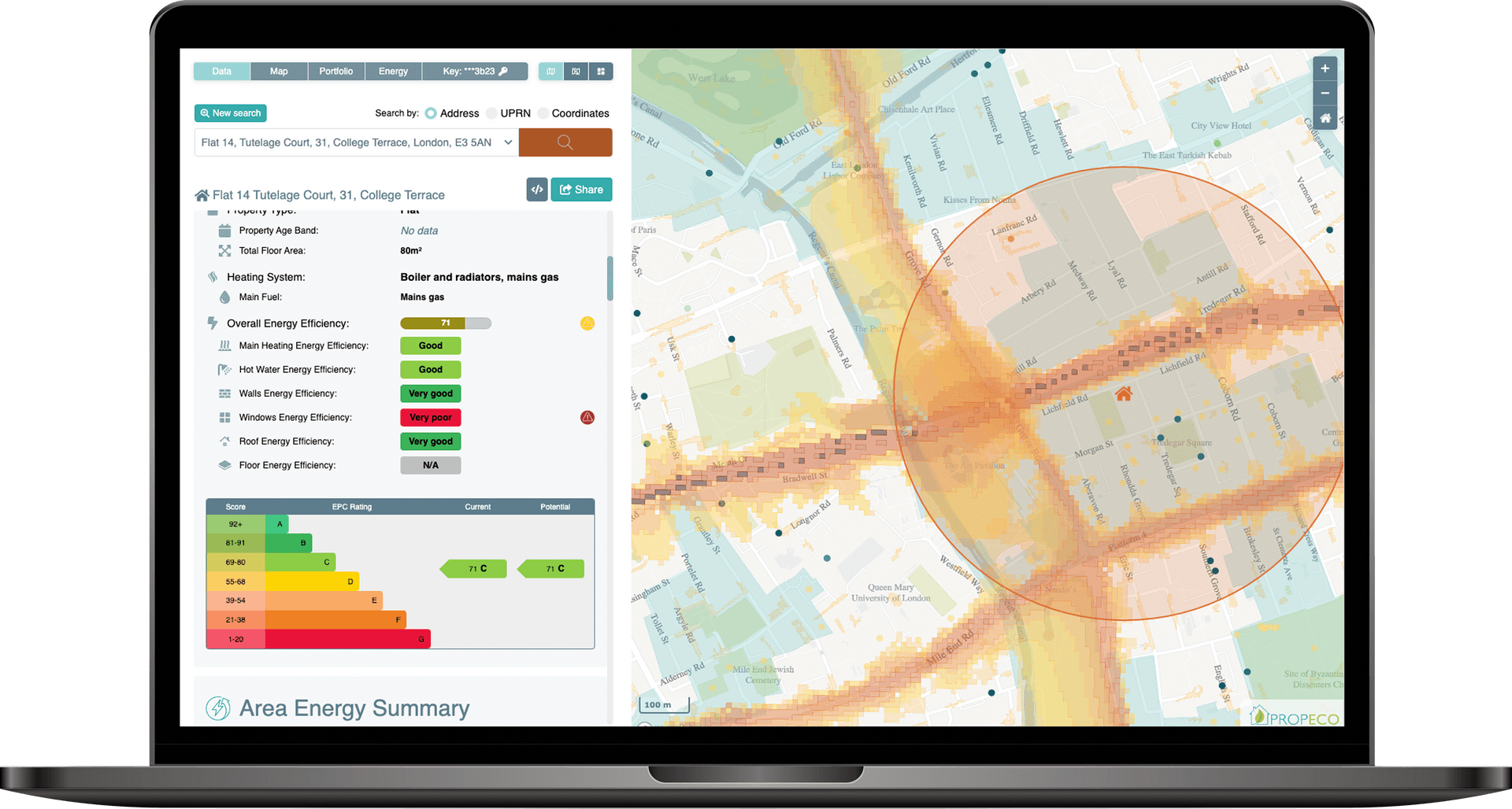 data explorer mock up